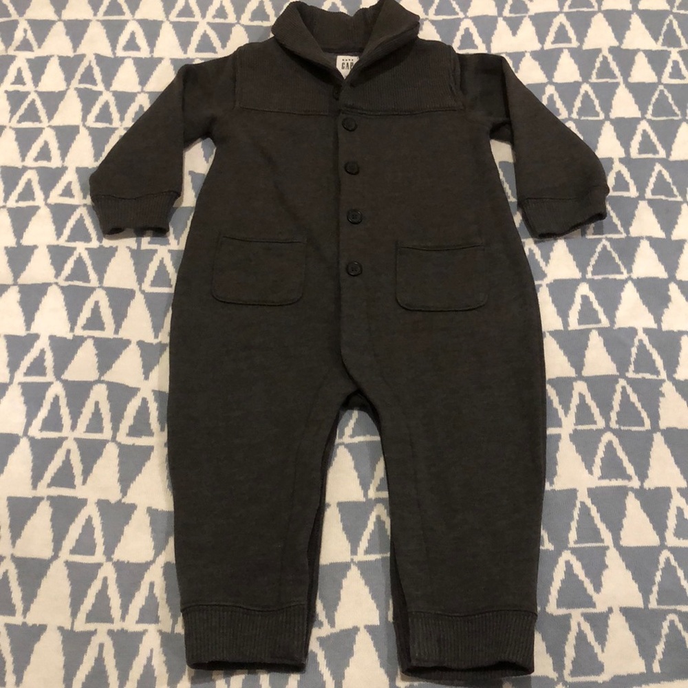 Baby Gap one piece button down with collar